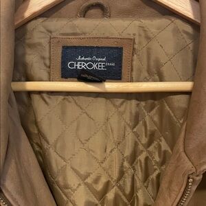 Cherokee Genuine Leather Jacket in Brown